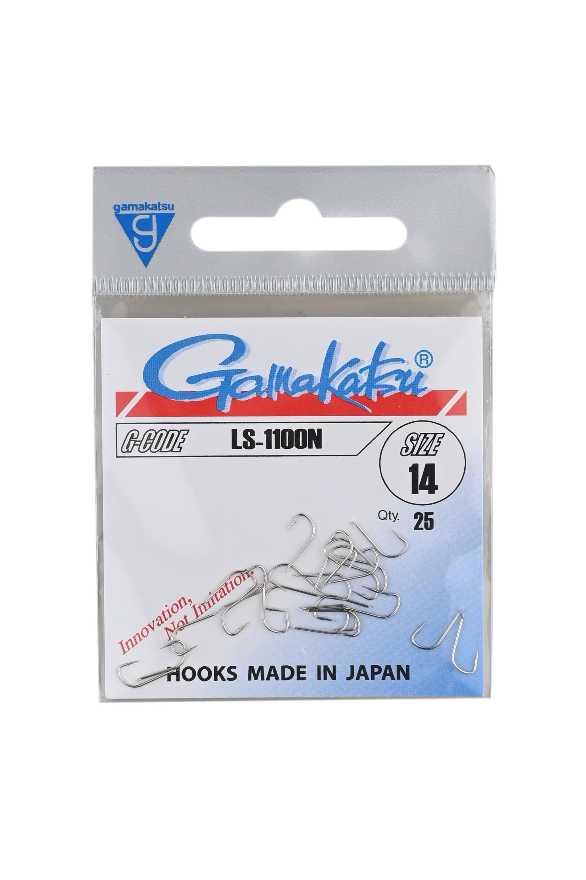 Крючок Gamakatsu LS-1100N nickel №14 - фото 1