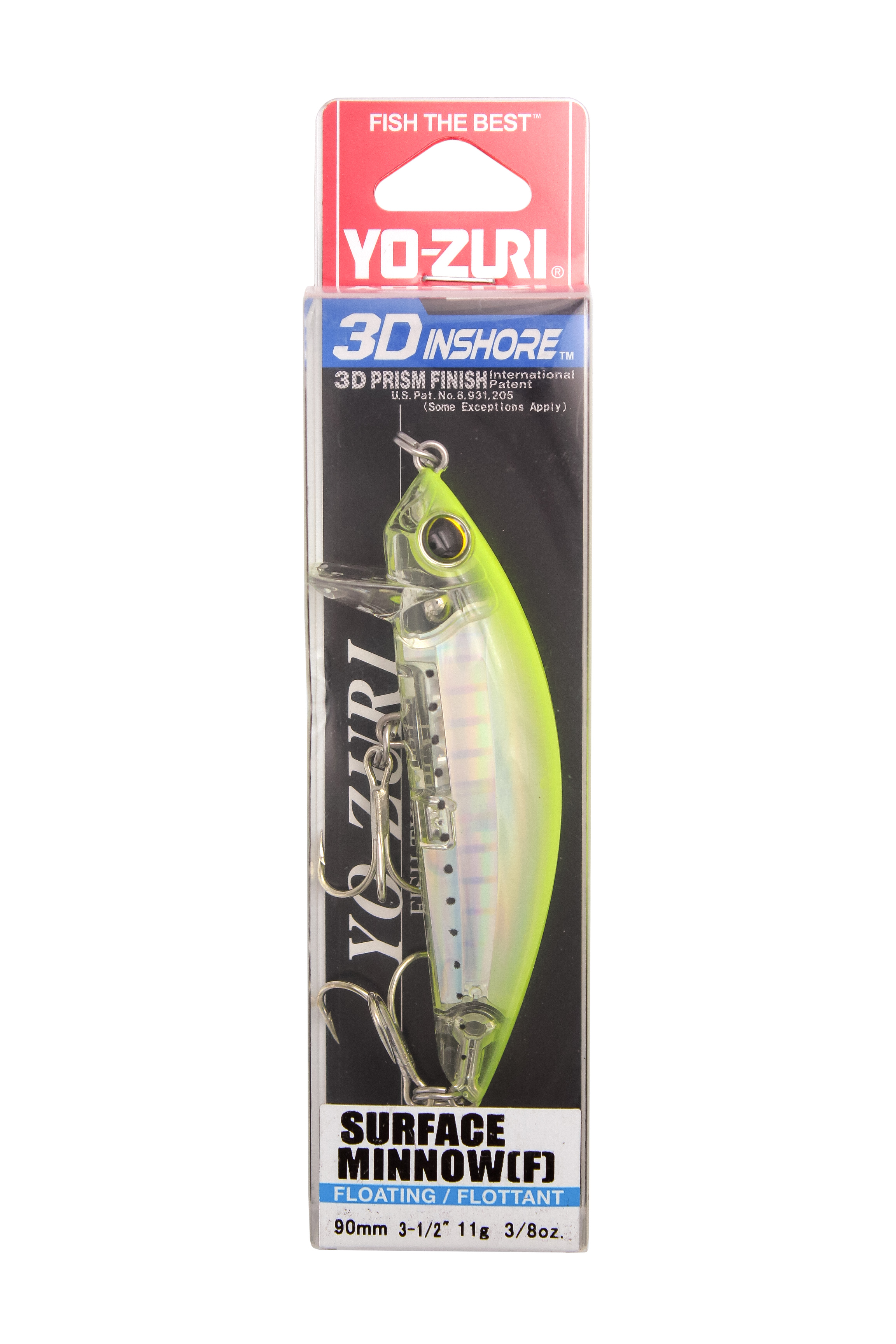 Воблер Yo-Zuri 3D Inshore surface minnow F 90мм R1215 GHCS - фото 1