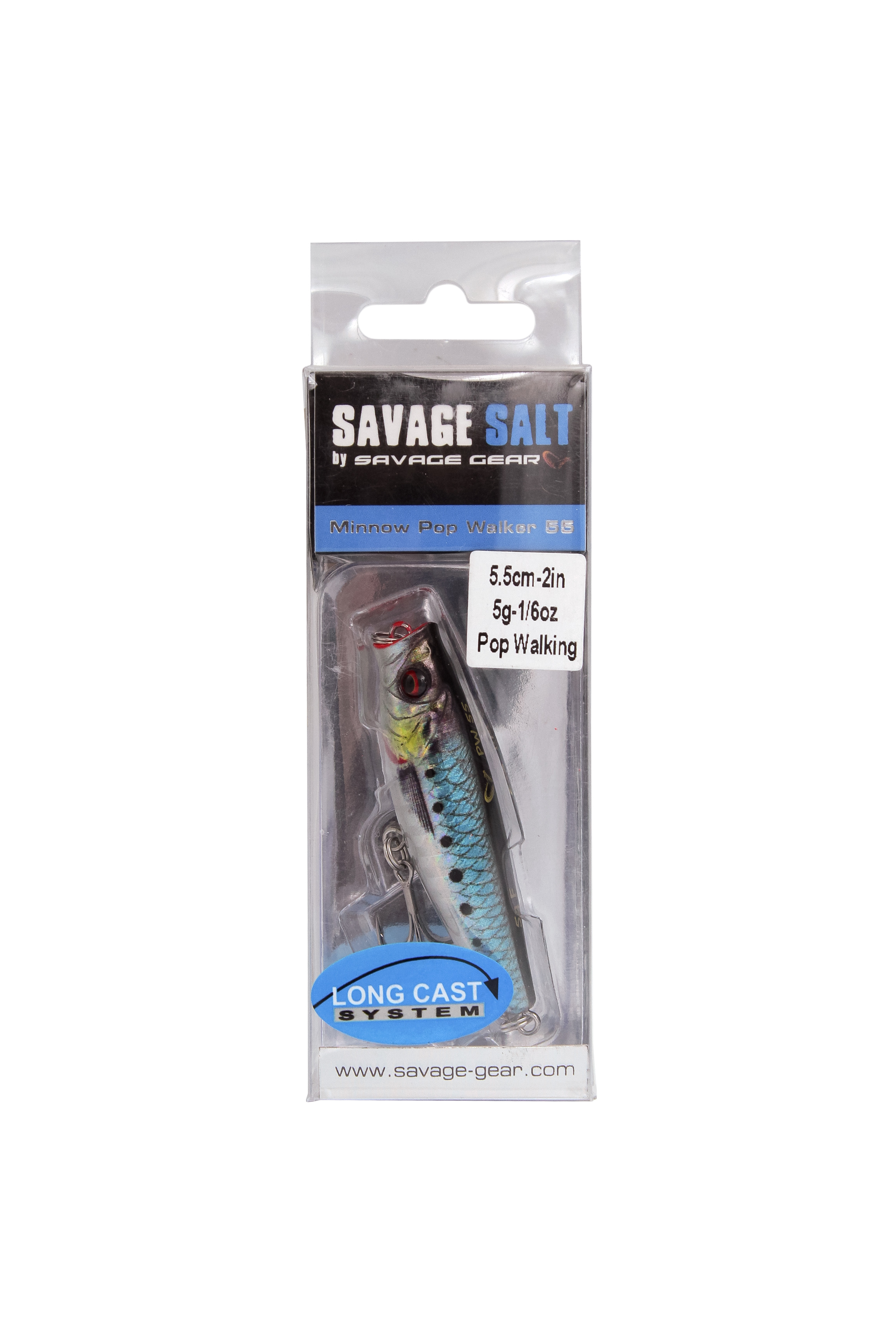 Воблер Savage Gear 3D minnow pop walker 5.5см 6гр  F sardine PHP - фото 1