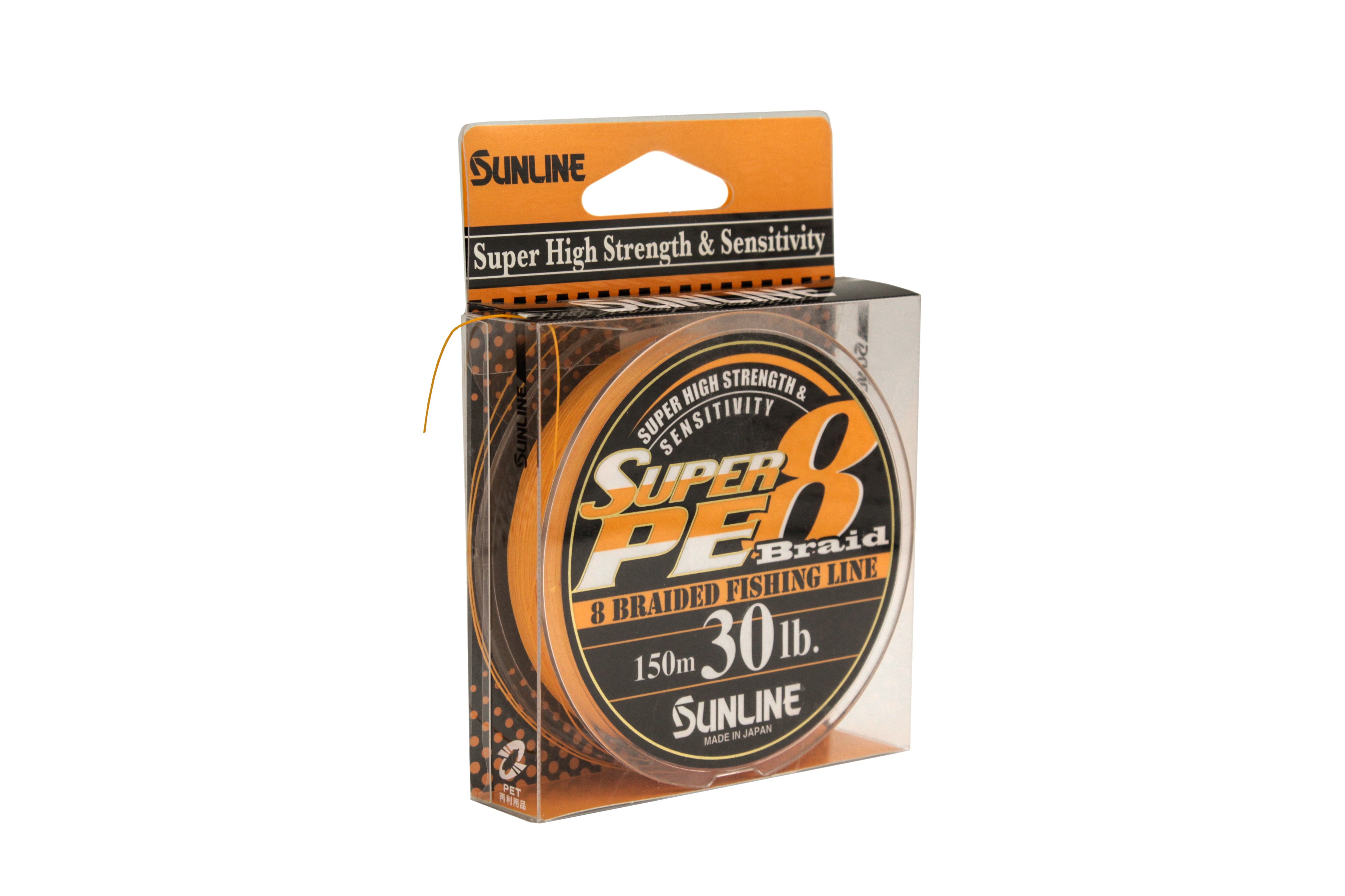 Шнур Sunline Super PE 8 braid orange 150м 30lb - фото 1