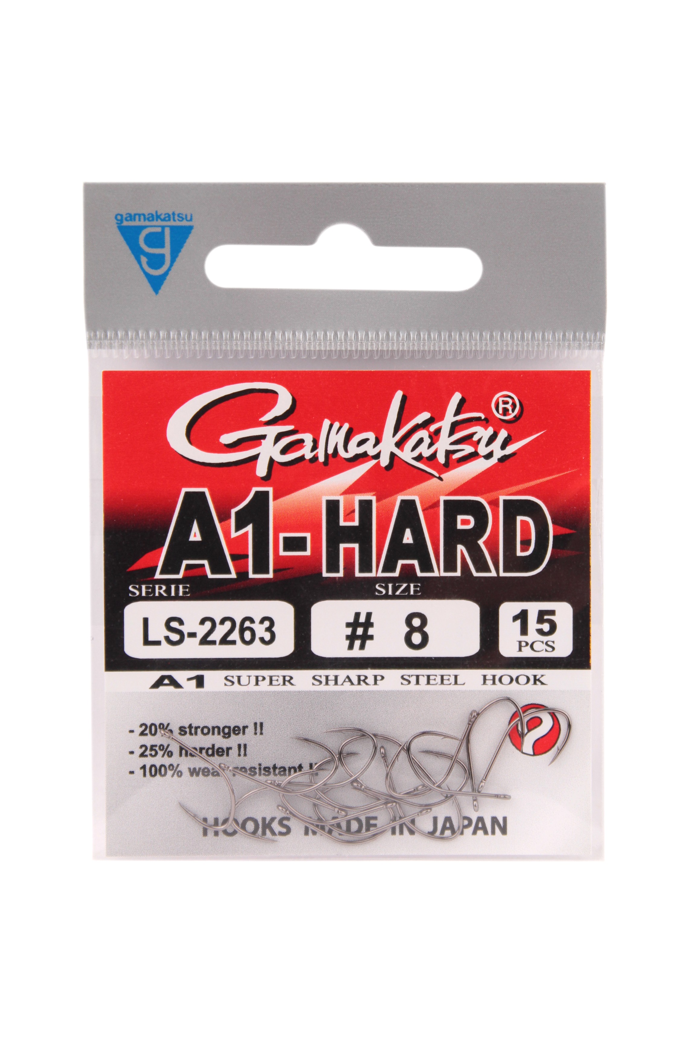 Крючок Gamakatsu Eyed A1 LS-2263 black №8