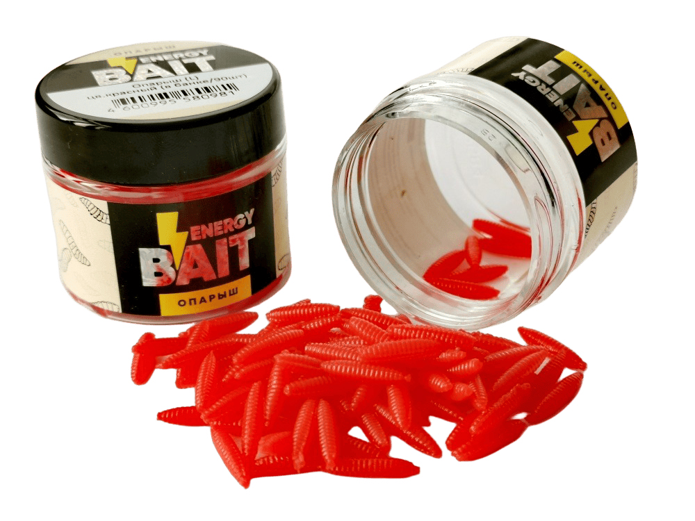 Насадка Energy Bait ОПАРЫШ L цв. красный арома - фото 1
