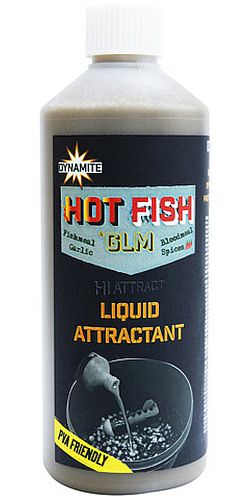 Ликвид Dynamite Baits Hot fish&GLM 500мл - фото 1