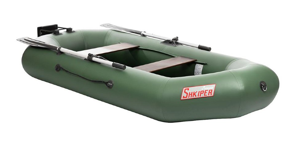 Лодка Тонар Шкипер 260нт зеленый - фото 1