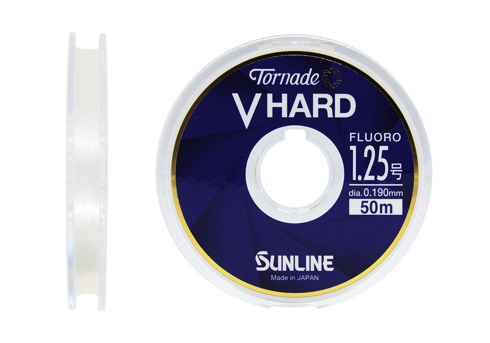 Леска Sunline Tornade V Hard FC 1.25/0.190мм 2.5кг/5lb 50м Clear - фото 1