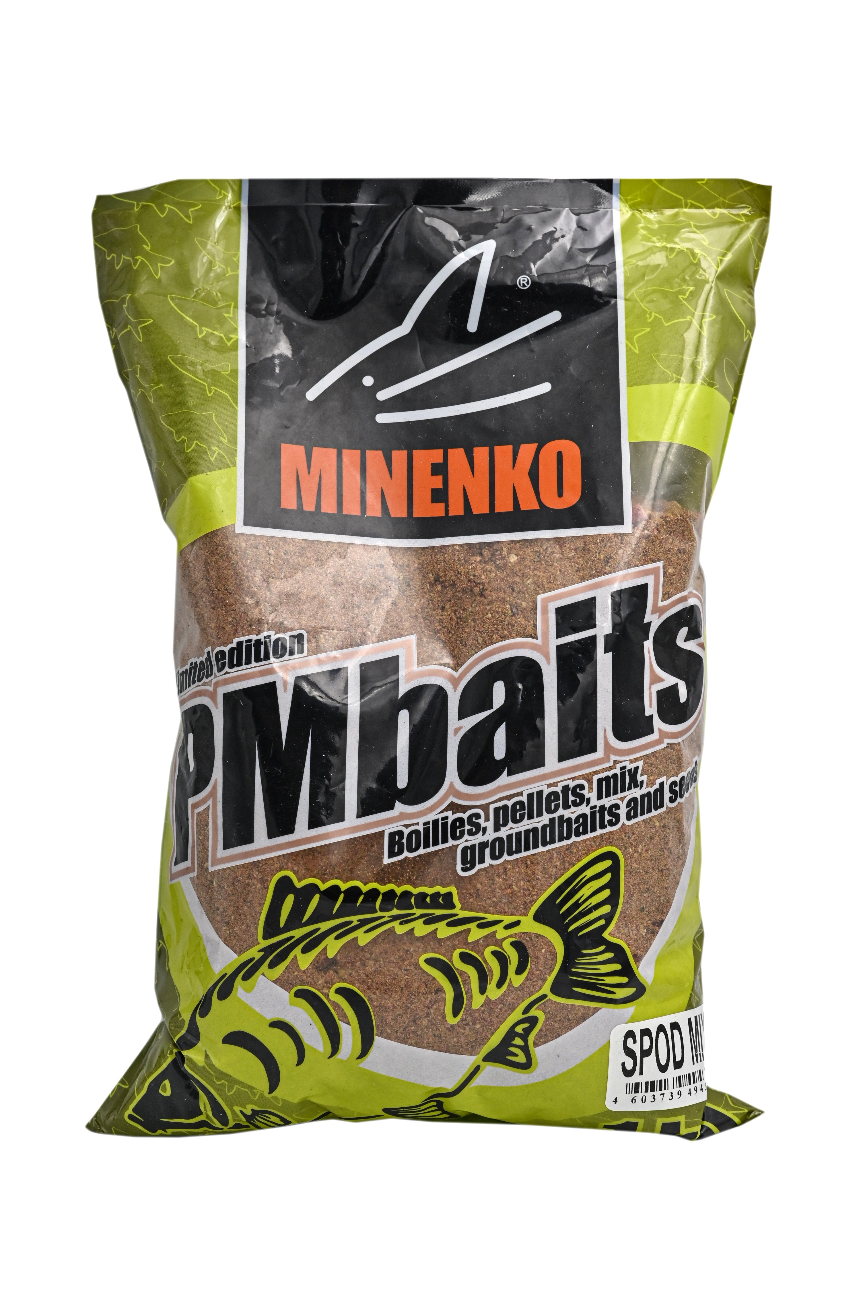 Прикормка MINENKO PMbaits Groundbaits 1кг spod mix aroma free