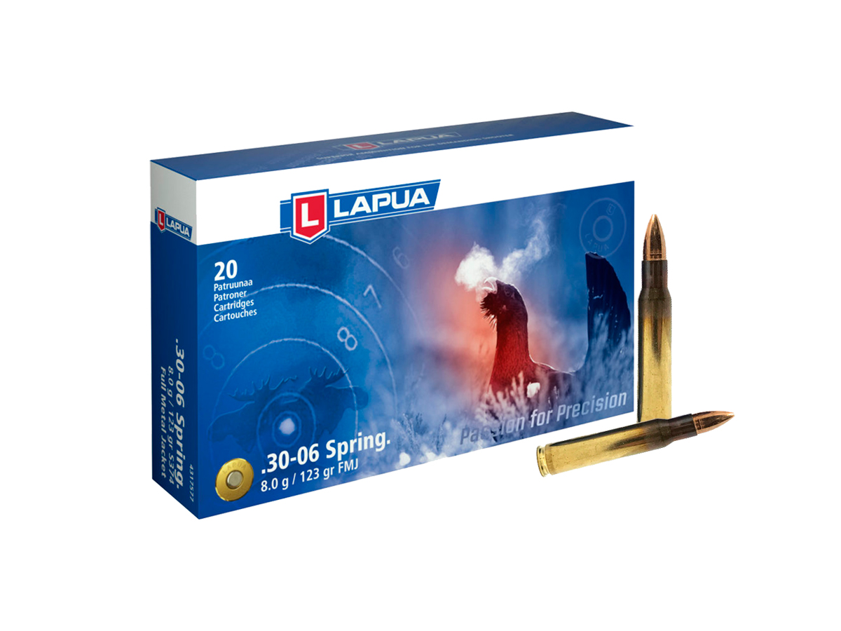 Патрон 30-06Sprg Lapua 8,0 FMJ - фото 1