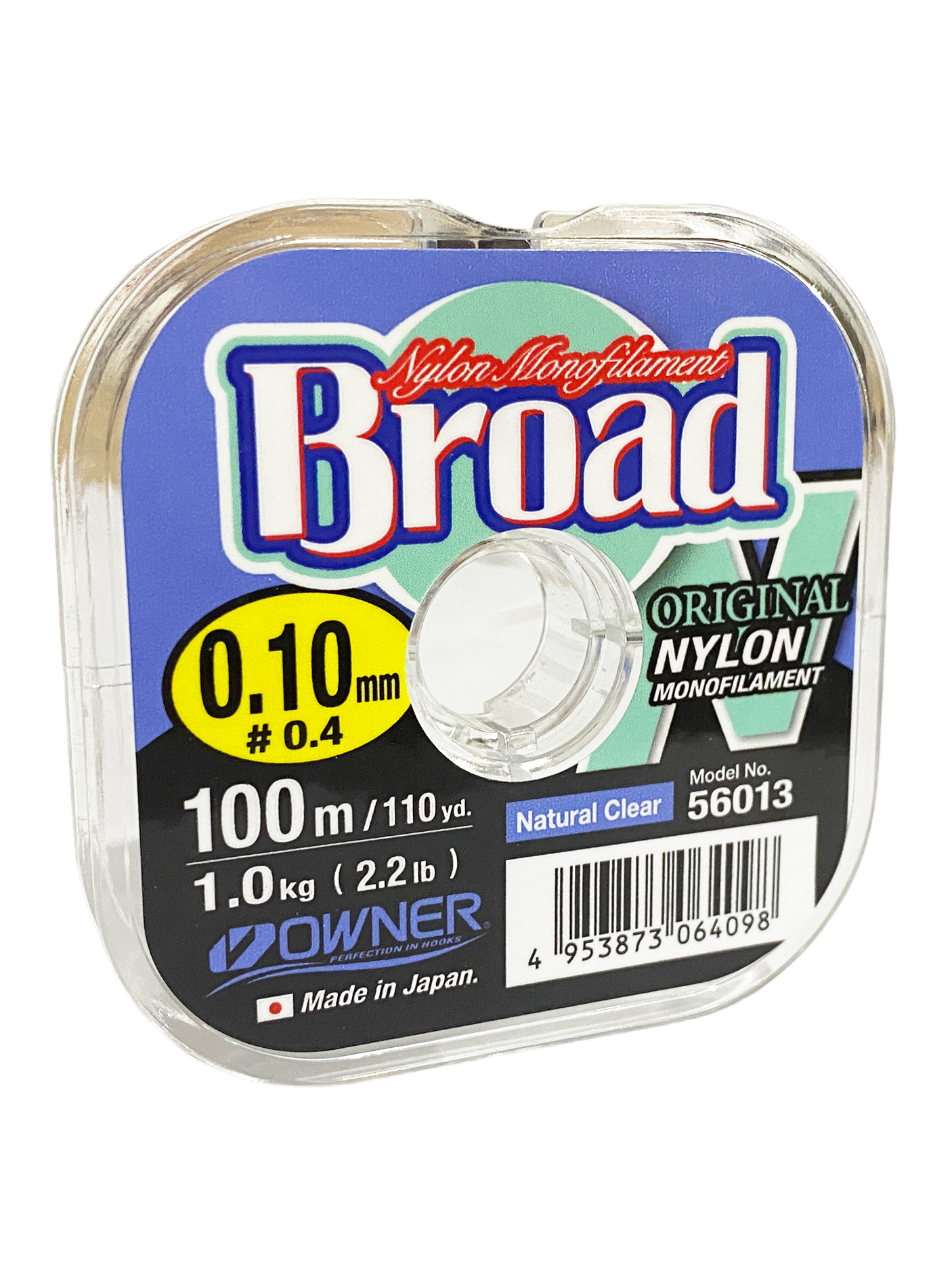 Леска Owner Broad Natural Clear 100м 0,10мм
