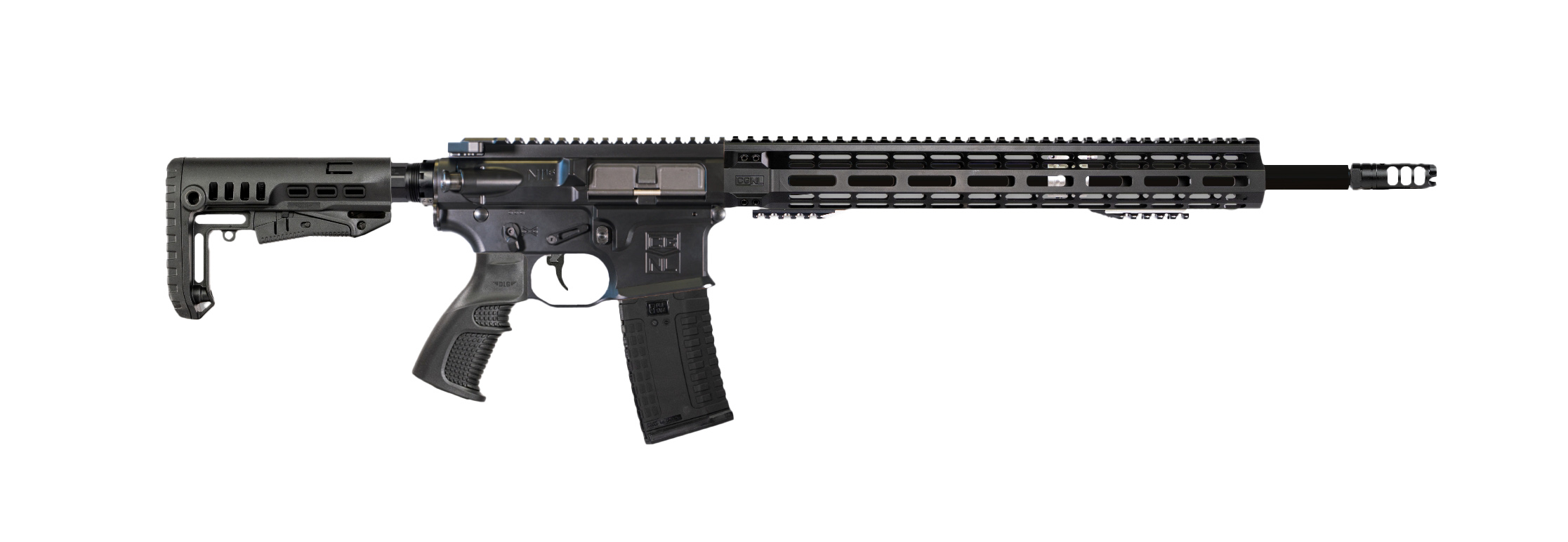 Карабин Adar 223 Rem NL15T Lightweight 18 Middle 1/2-28 AR15/STANAG Tactic V3 - фото 1