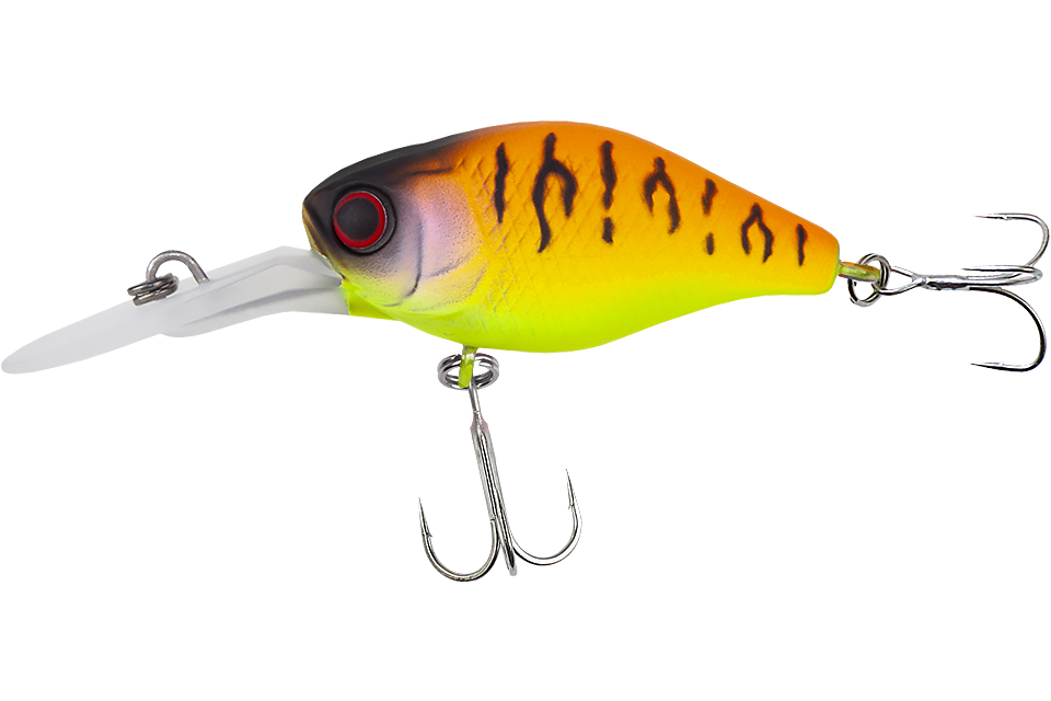Воблер Jackall D Chubby 38 Silent tropical mat tiger - фото 1