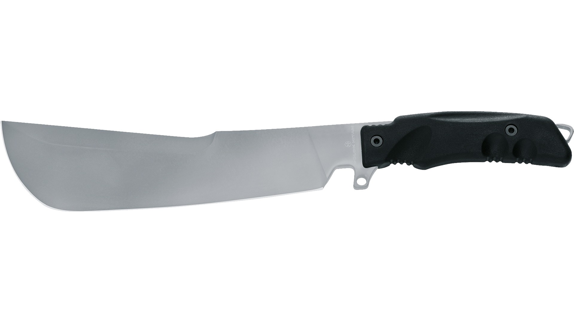 Мачете Fox GOLOK HITAM рукоять Forpene 22,5см ножны нейлон сталь N690C - фото 1