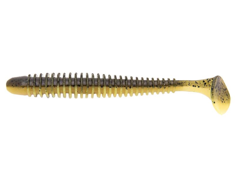 Приманка Keitech 4" Swing Impact - Watermelon PP. / Yellow - фото 1