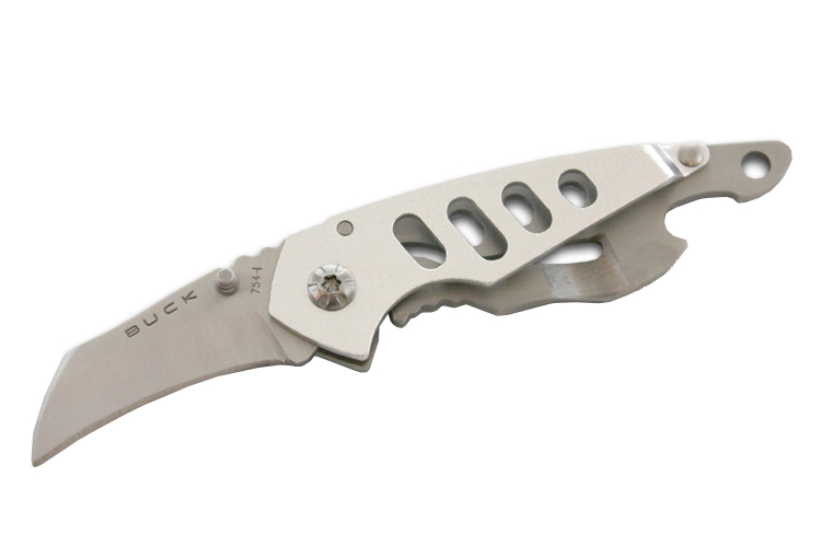 Нож Buck Hawk Bill 754 складной клинок 3.8 см серый - фото 1