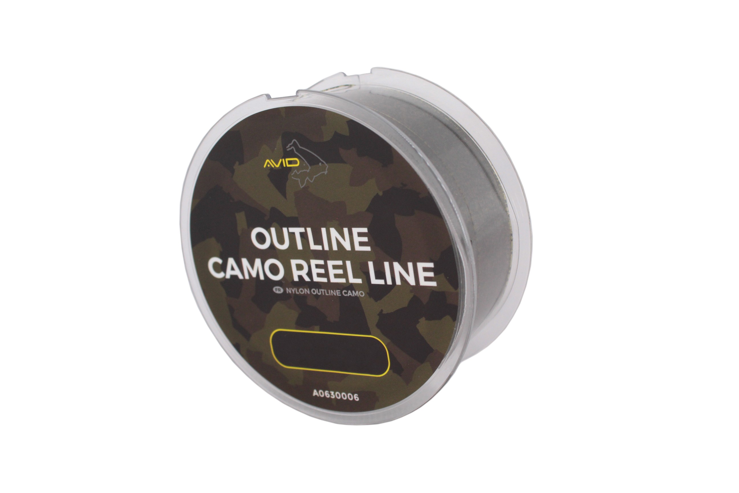 Леска Avid Carp  Outline Camo Reel Line 300м 0,37мм 18Lb - фото 1