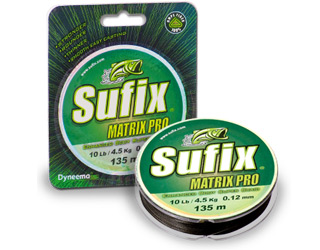 Шнур Sufix Matrix pro yellow 135м 0,10мм  - фото 1