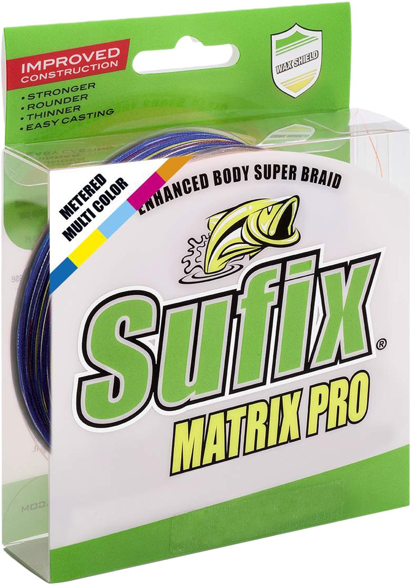 Шнур Sufix Matrix pro multicolor 250м 0,18мм 13,5кг - фото 1