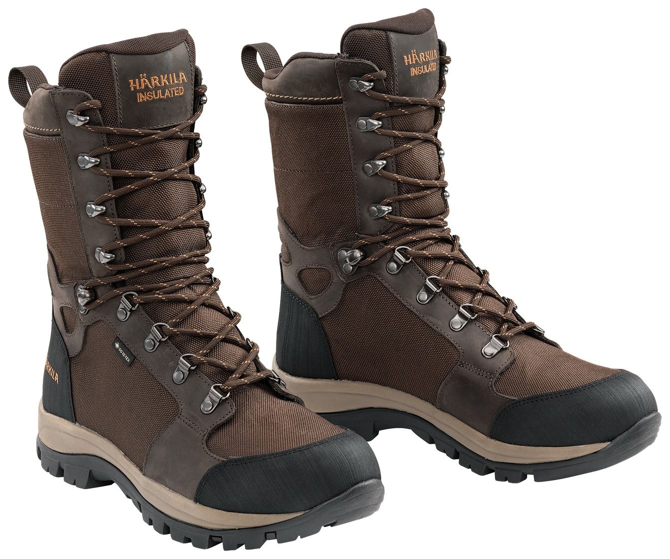 Ботинки Harkila Woodsman XL Insulated GTX SMU dark brown - фото 1