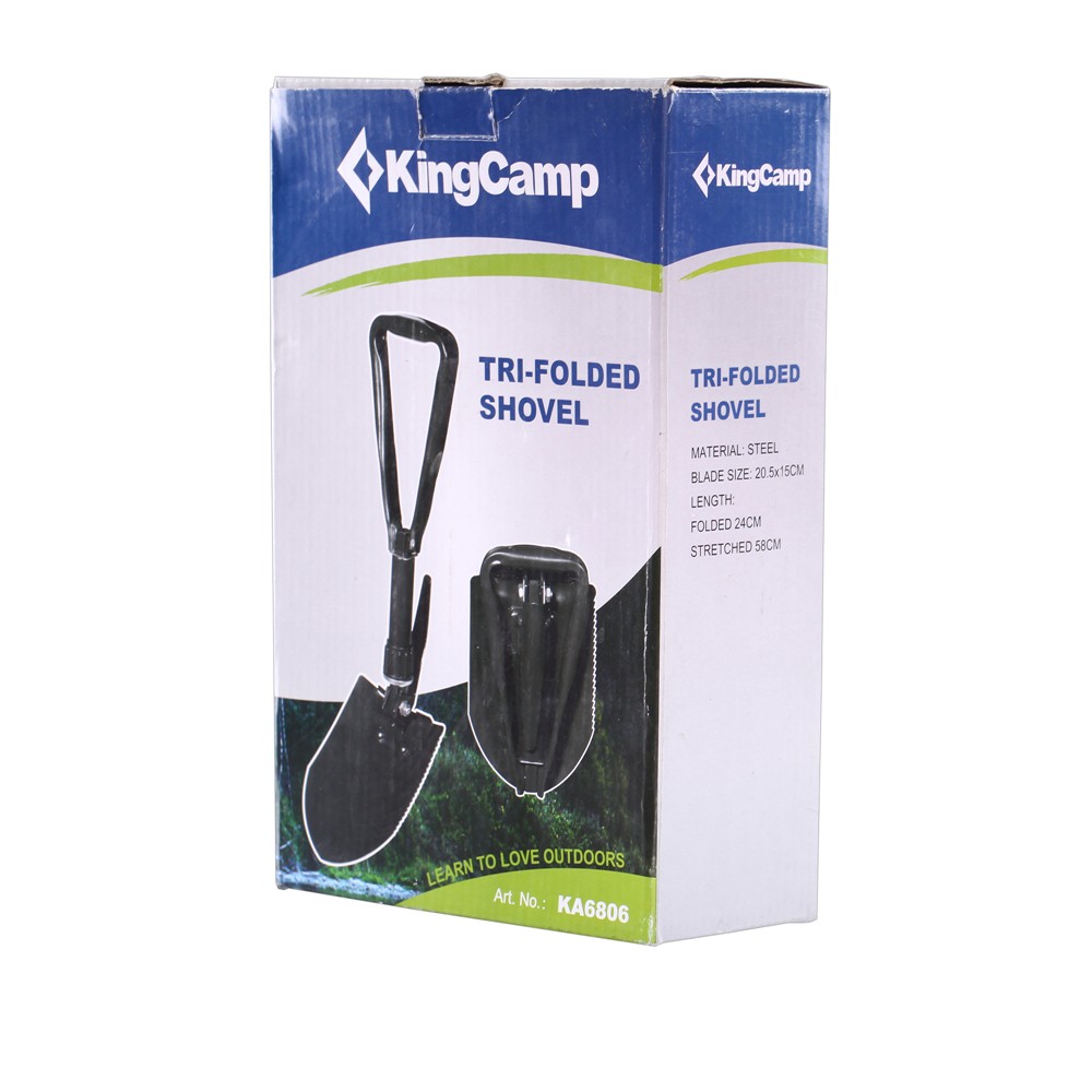 Лопата King Camp Three folded shovel