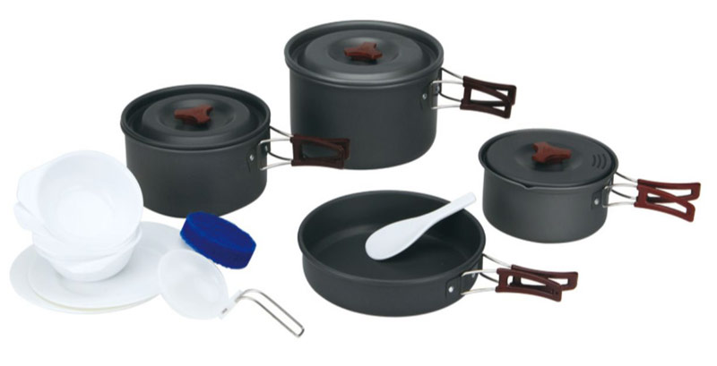 Набор Fire-Maple портативной посуды FMC-206 на 4-5 чел. - фото 1