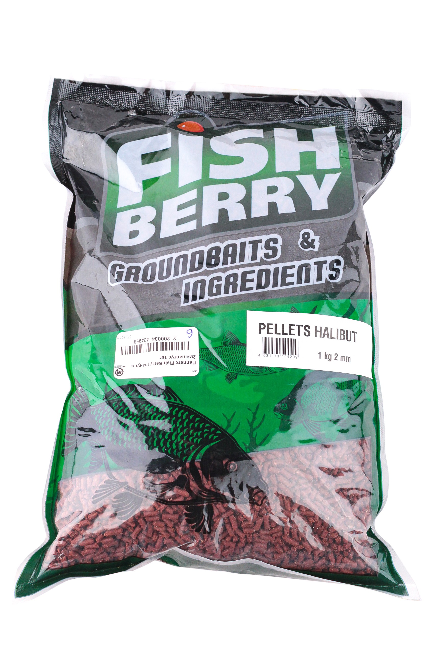 Пеллетс Fish Berry гранулы 2мм палтус 1кг