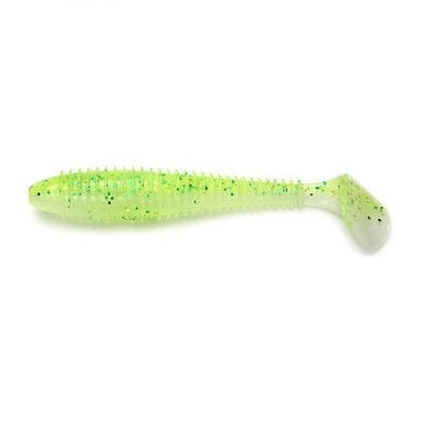 Приманка Keitech виброхвост Swing impact fat 4,3" Pal 02 lime chart shad - фото 1