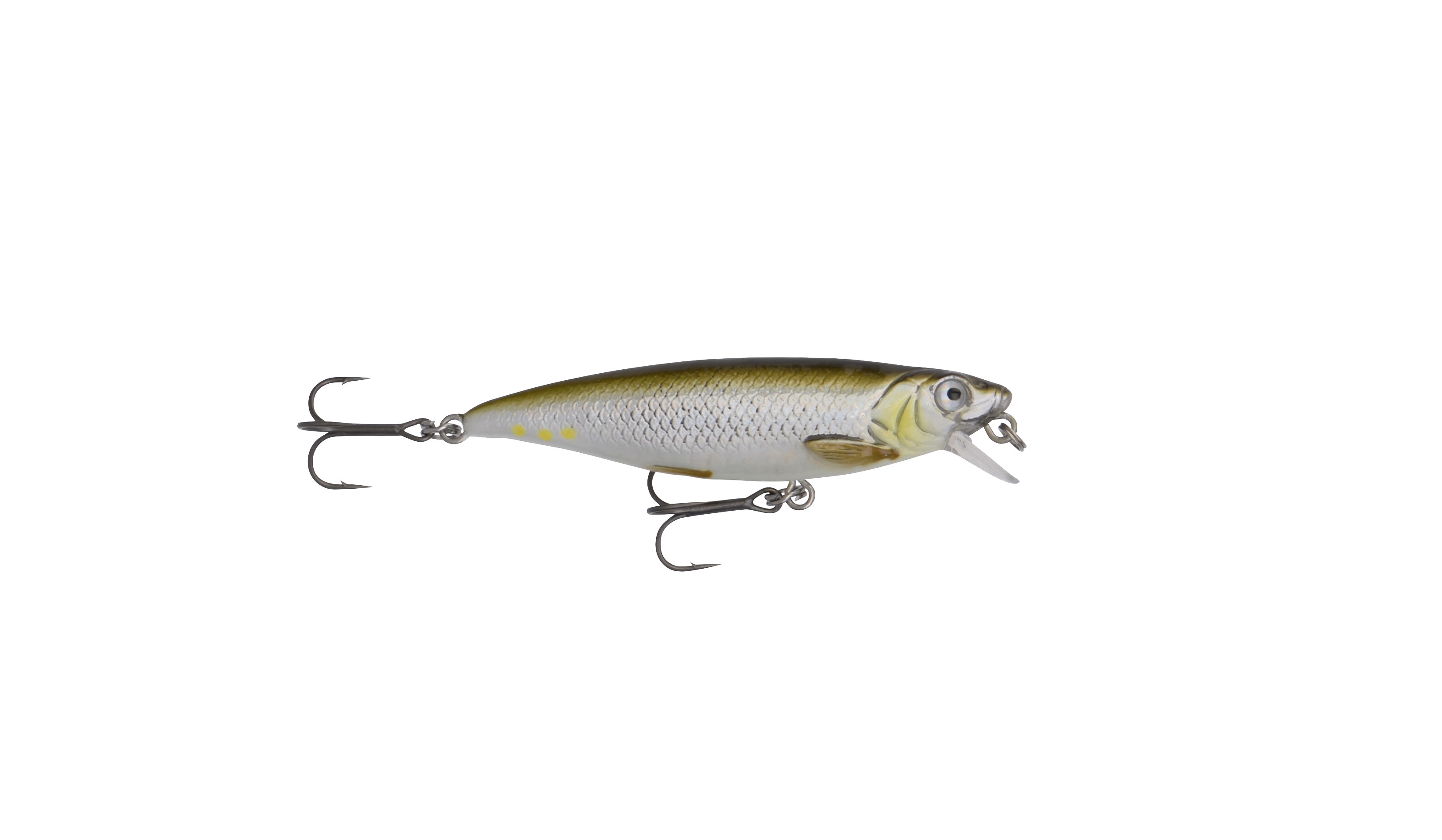 Воблер Savage Gear 3D twitch minnow 8см 8.5гр SS 02 green silver ayu - фото 1