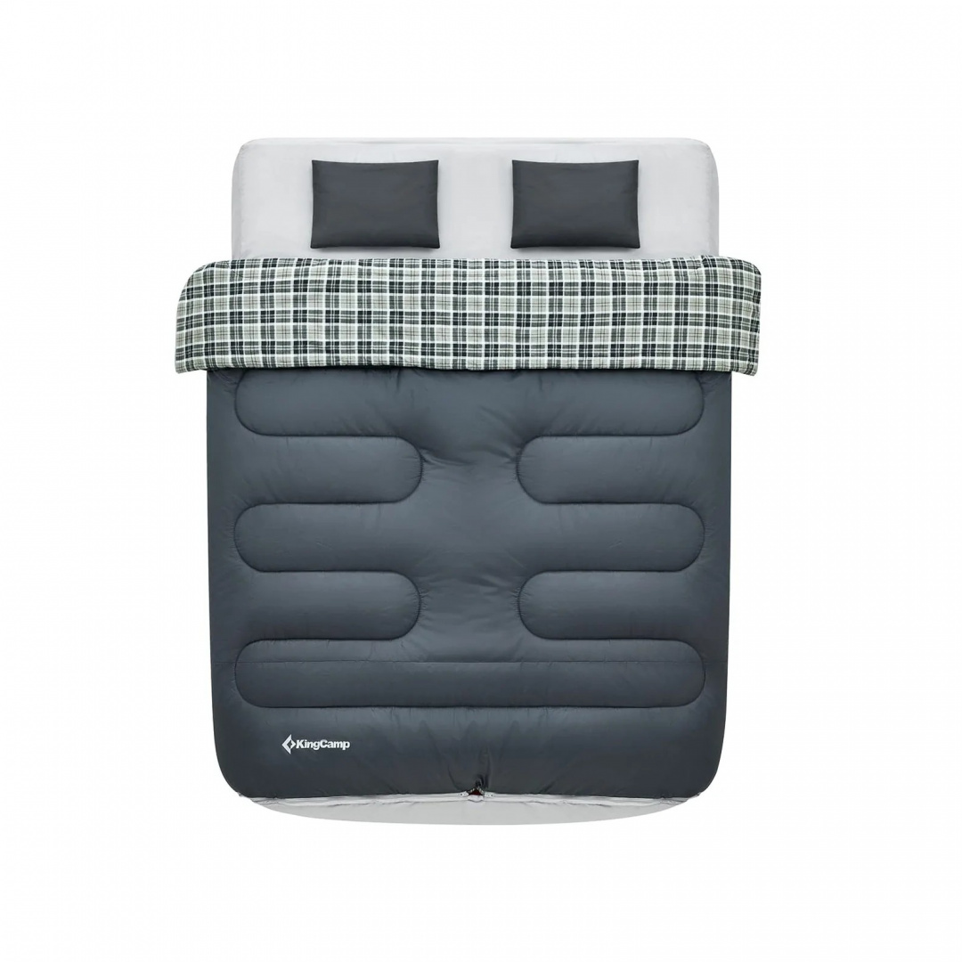 Спальный мешок King Camp Airbed 250D -4С 190x180 темно-серый - фото 1