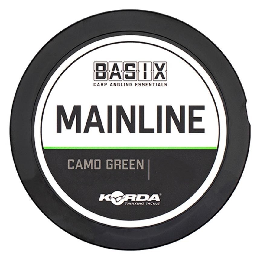 Леска Korda Basix Main Line camo green 1000м 0,4мм 15lb - фото 1