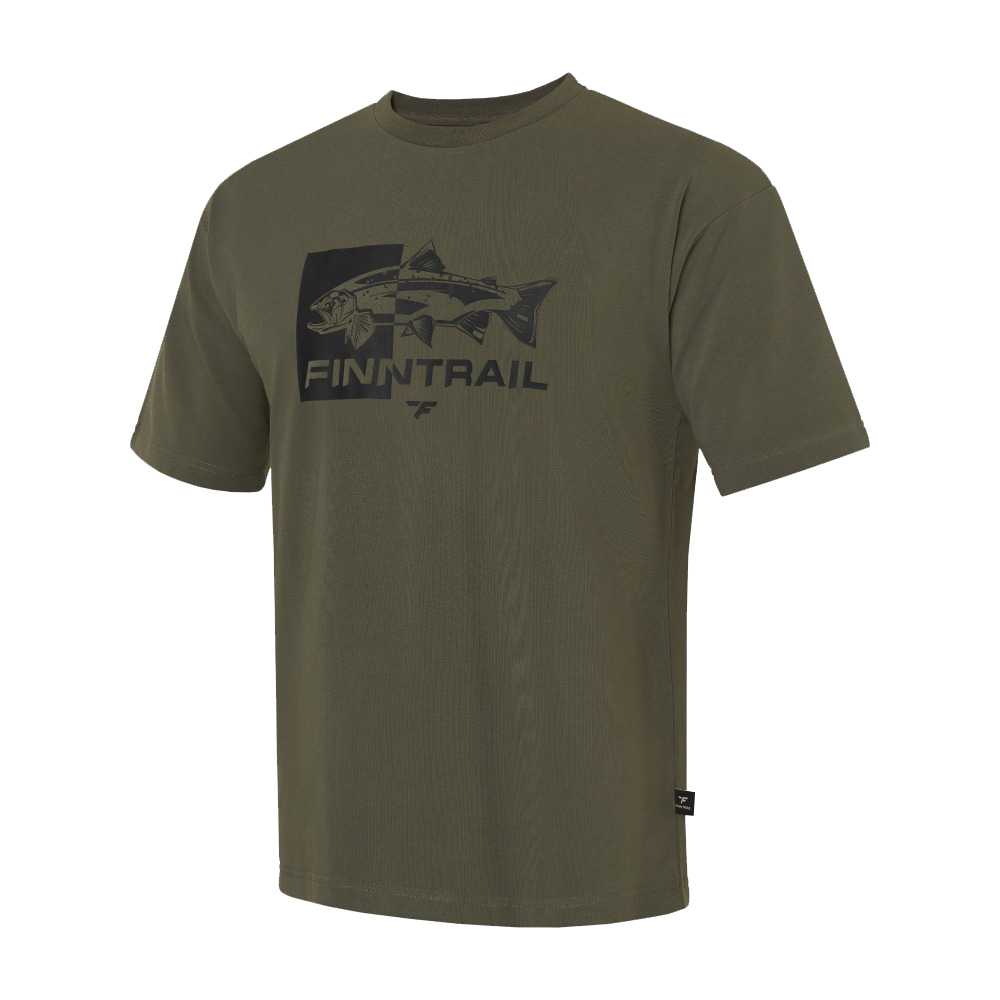 Футболка Finntrail Fish 6718 Khaki - фото 1