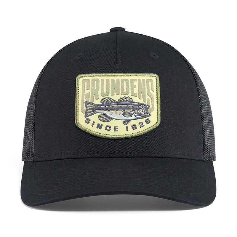 Кепка Grundens Bass Patch Trucker Black One Size - фото 1