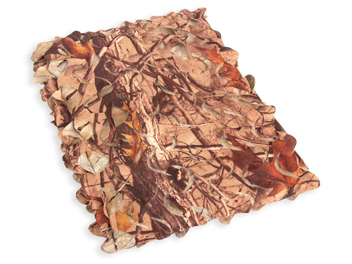 Сеть маскировочная ShotTime 1,4x3,6м нетканая бесшумная кмф лес осенний светлый - фото 1