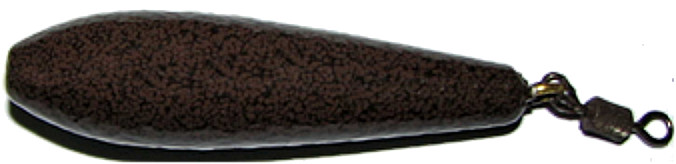 Груз УЛОВКА карповый Бомба 112гр коричневый и черный ил - фото 1