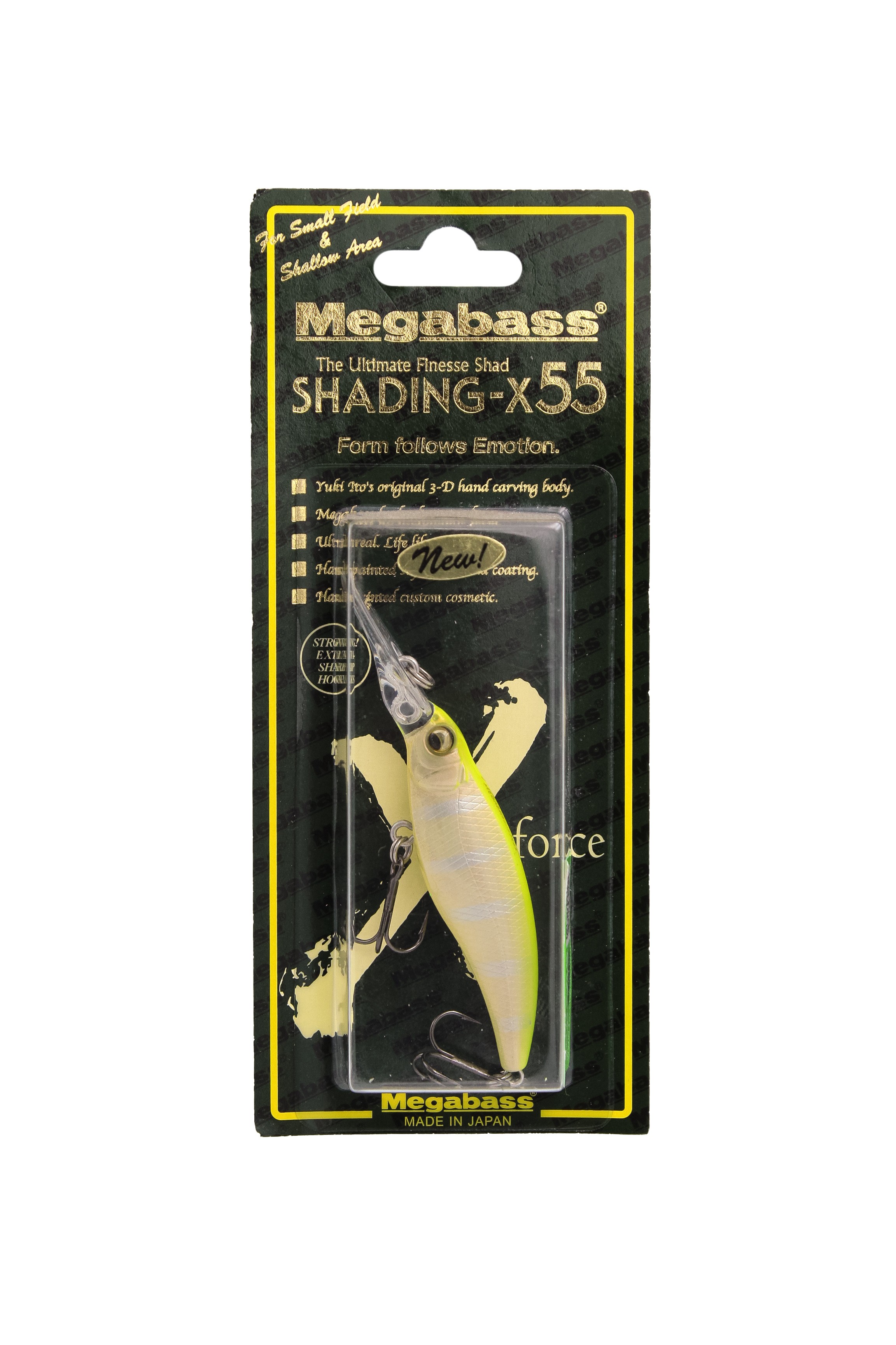 Воблер Megabass Shading-X 55 PM Striped Hot Shad