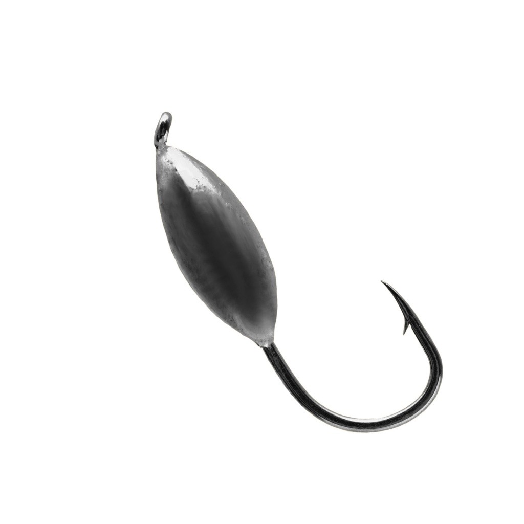 Мормышка Lumicom Овсинка с ушком вольф гальваника 5,0мм BNi 1/10 - фото 1