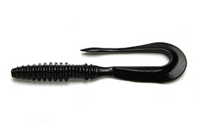 МП Приманка Keitech 4,5" Mad Wag Slim - Black - фото 1
