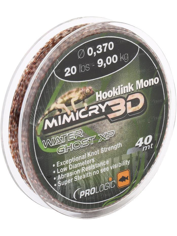 Леска Prologic Mimicry Hooklink Mono Mirage XP 40м 25lbs 11,00кг 0,405мм - фото 1