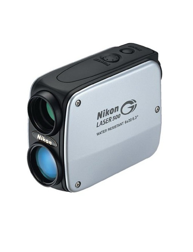Дальномер Nikon Laser 500G 6*20 до 500м WP черный - фото 1