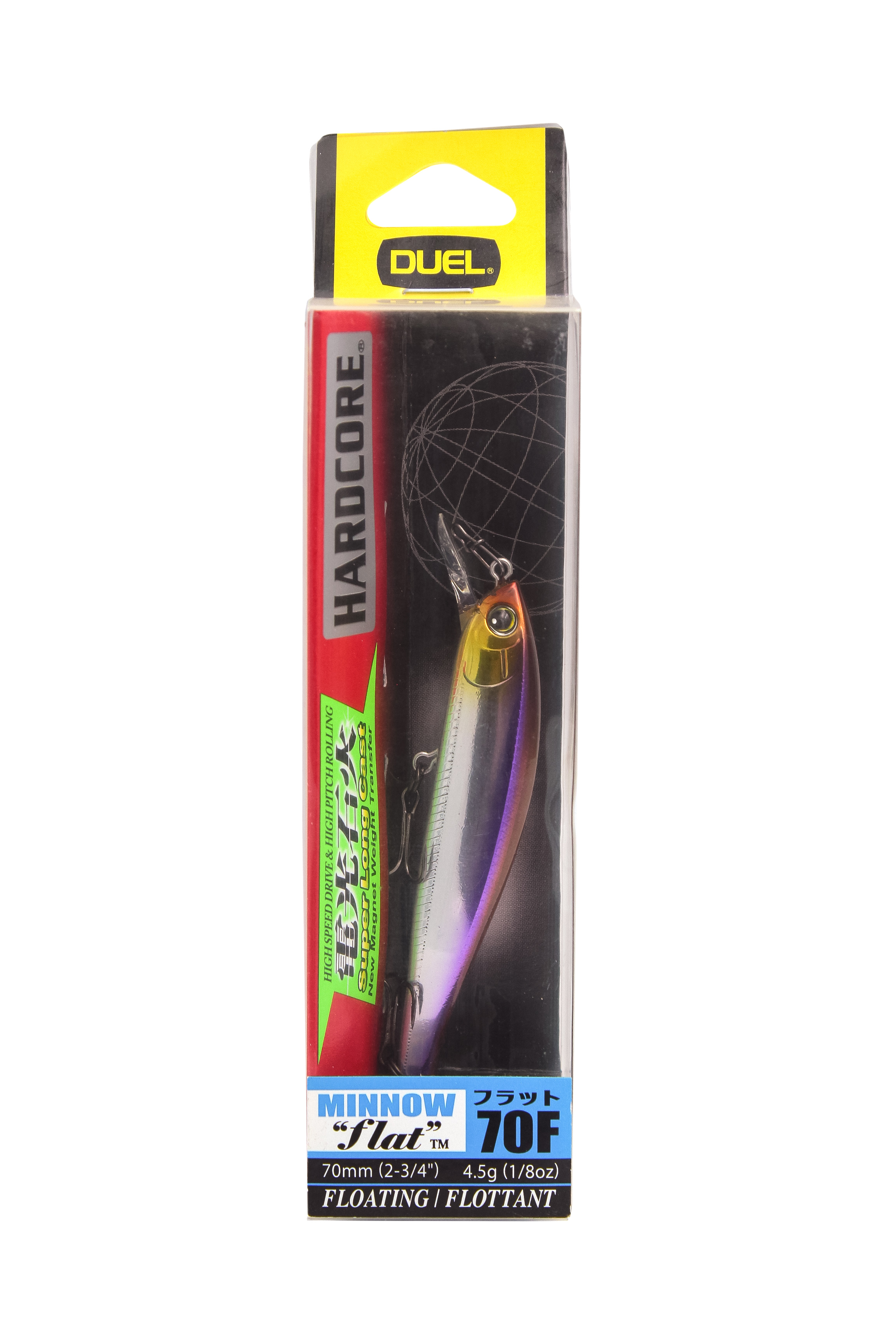 Воблер Yo-Zuri Duel hardcore minnow flat 70F F1125 MEWS - фото 1