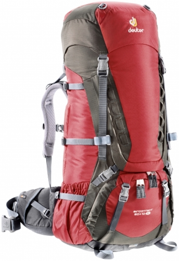 Рюкзак Deuter Aircontact 60+10л SL cranberry/stone - фото 1