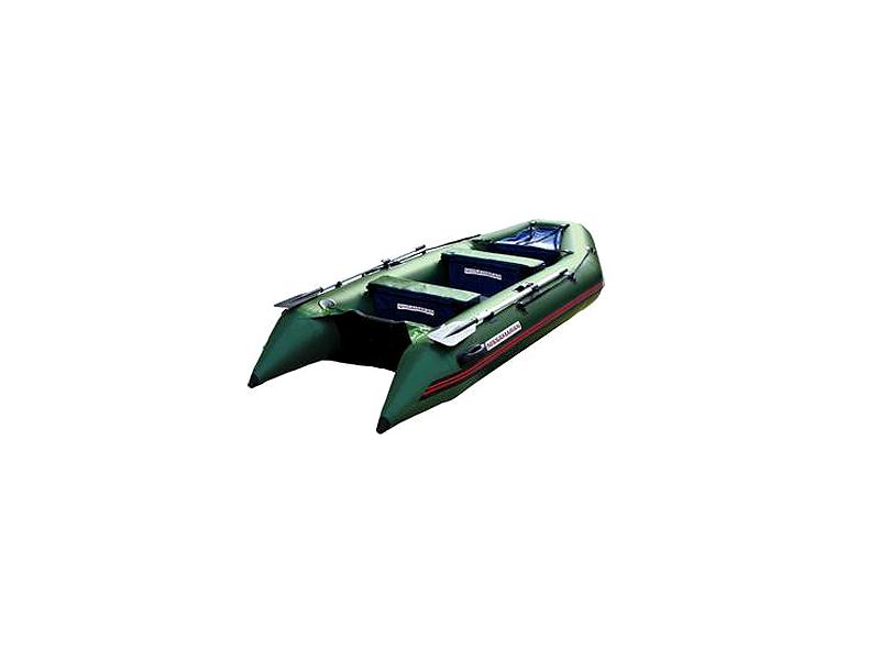 Лодка Nissamaran Tornado 320 надувная алюминиевый пол A/L зеленая