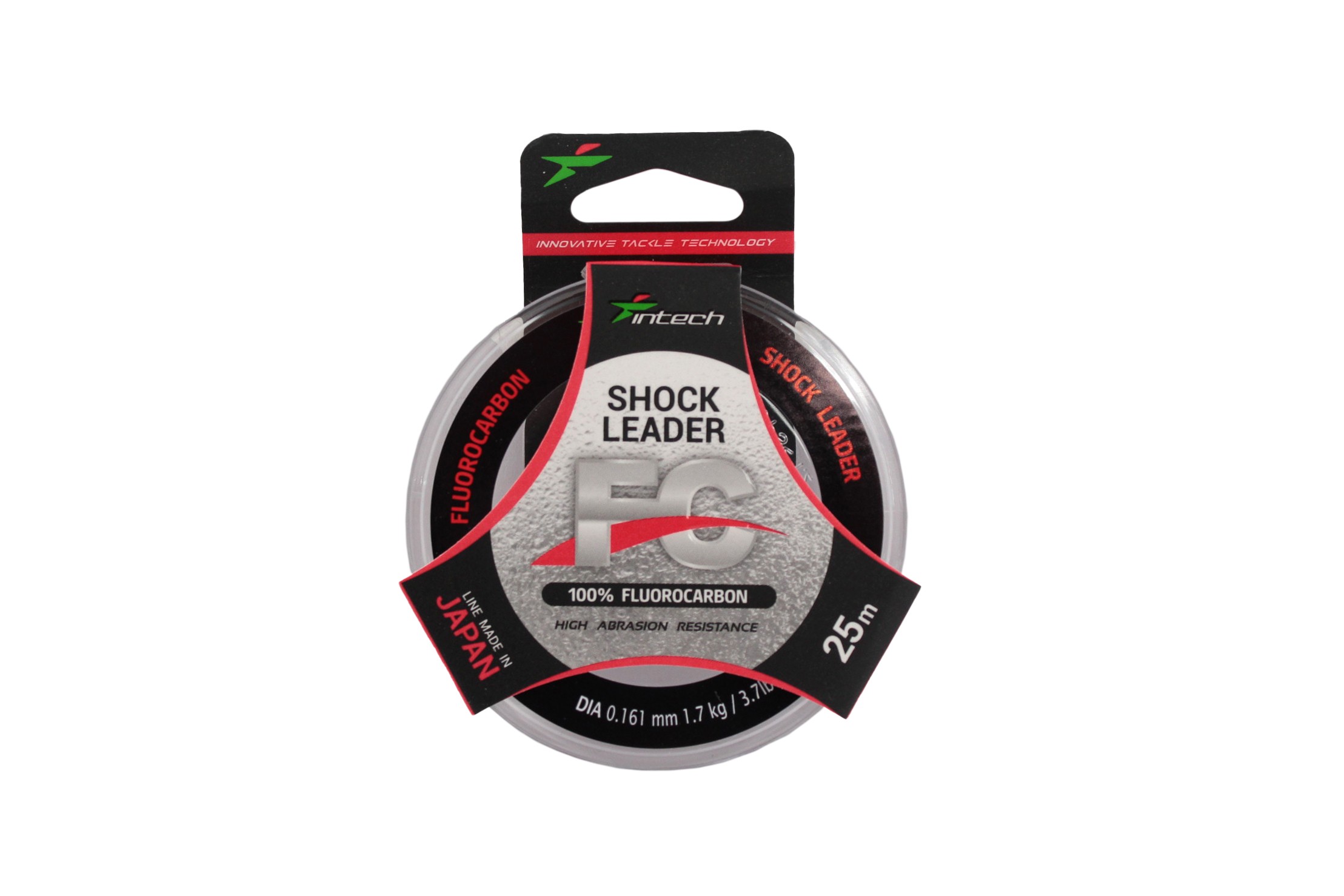 Леска Intech FC Shock Leader 25м 0.161мм 1,7кг 3.7lb - фото 1