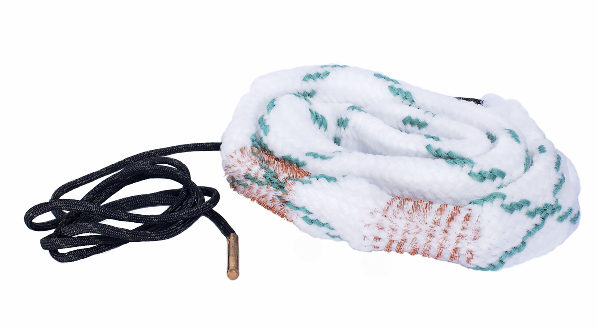 Гибкая змейка ShotTime Cleaning Cord к12 бронзовый ерш капрон 65см протяжка - фото 1