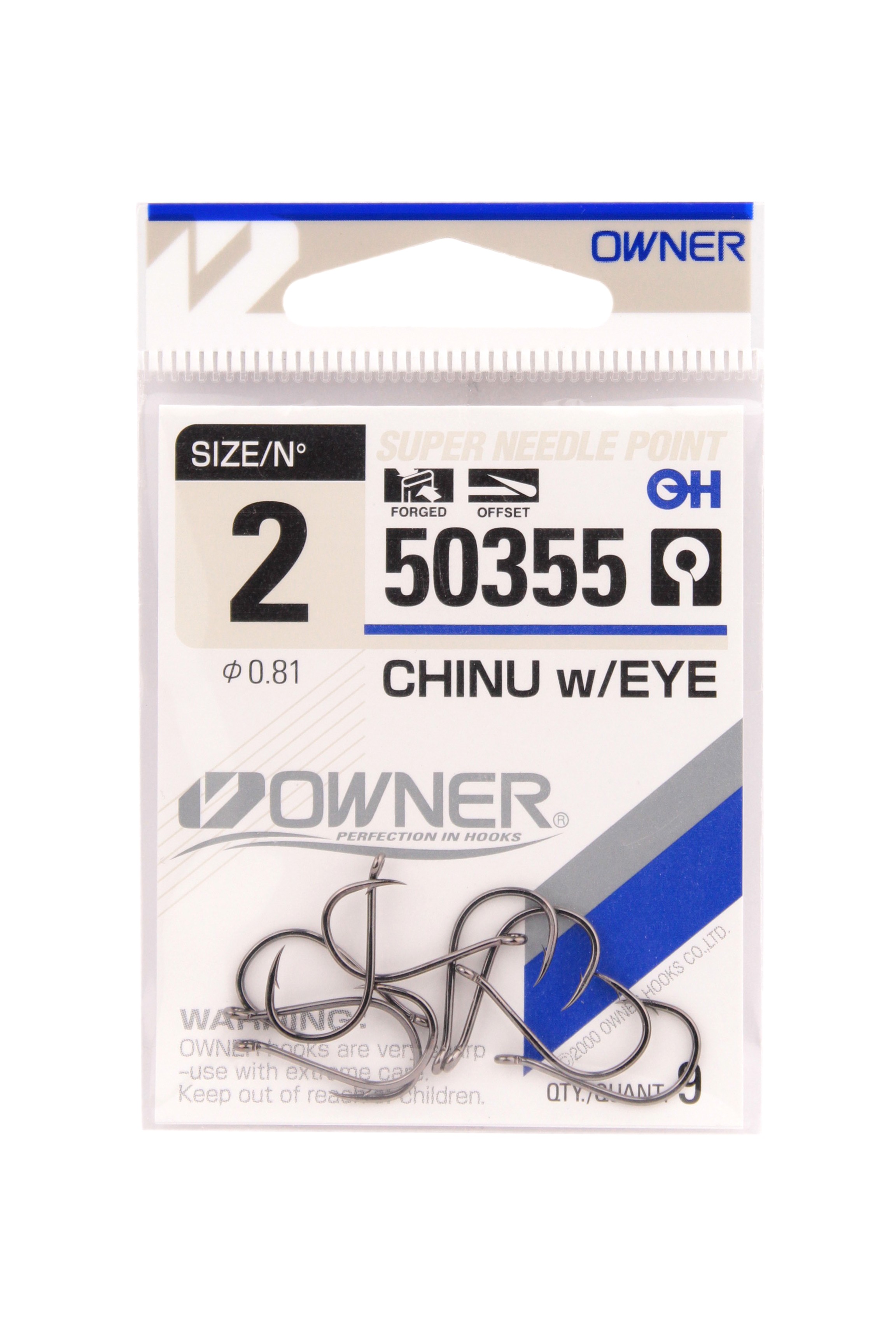 Крючки Owner одинарные 50355 №2