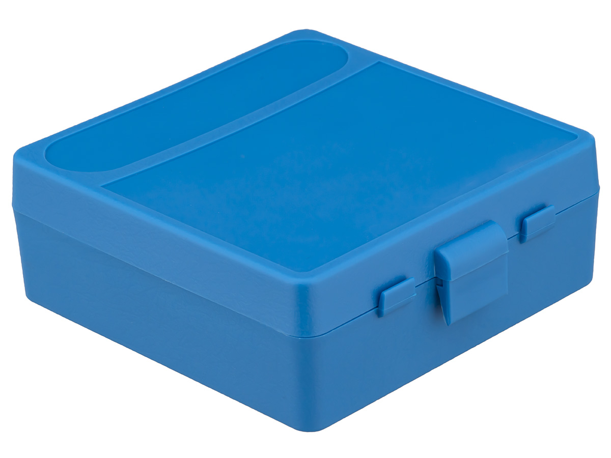 Кейс ShotTime BX-905-100 патронов 9mm Luger/10x28 123x123х46мм синий - фото 1