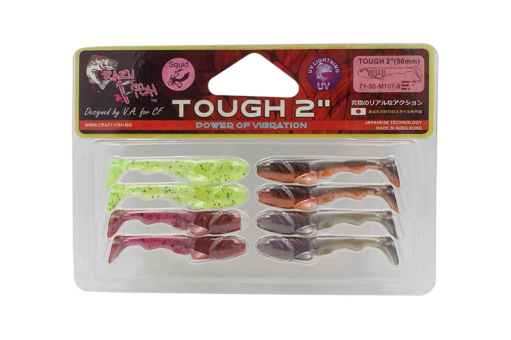 Приманка Crazy Fish Tough 2'' 71-50-M107-6