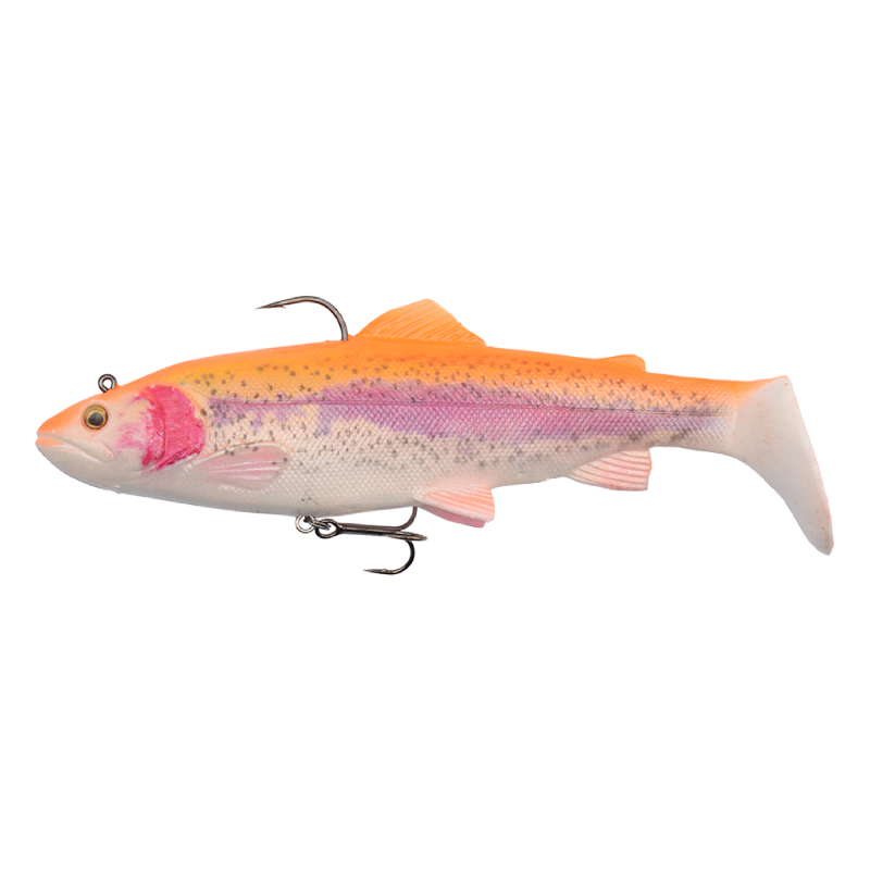 Приманка Savage Gear 4D Trout Rattle Shad 17см 80гр medium sink golden albino - фото 1