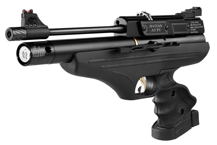 Пистолет Hatsan AT-P1 PCP боковой рычаг пластик