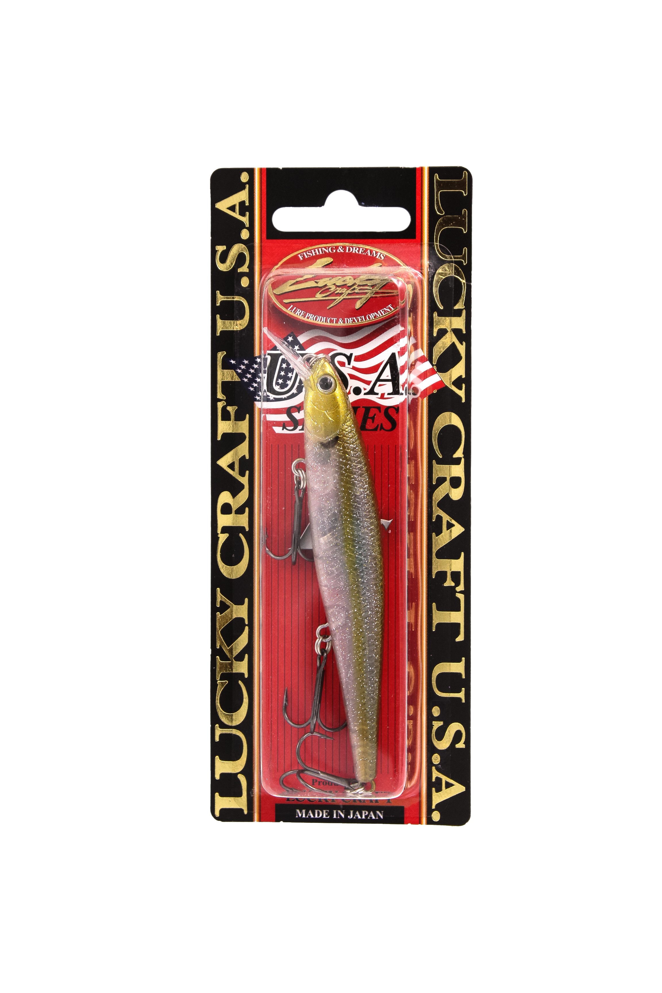 Воблер Lucky Craft Slender Pointer 97MR 179 Flake Flake Golden Sexy Minnow - фото 1