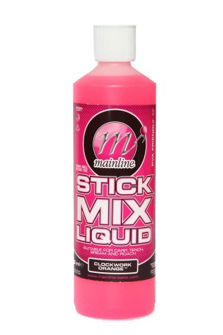 Прикормка Mainline Stick mix liquid 500мл clockwork orange - фото 1