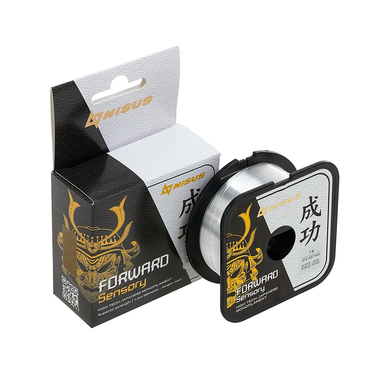 МП Леска FORWARD Sensory 0,437mm/100m Nylon Transparent (N-FS-0437-100) Nisus - фото 1